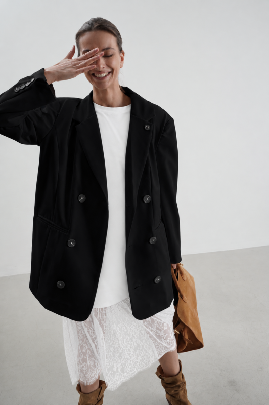 Пиджак удлиненный